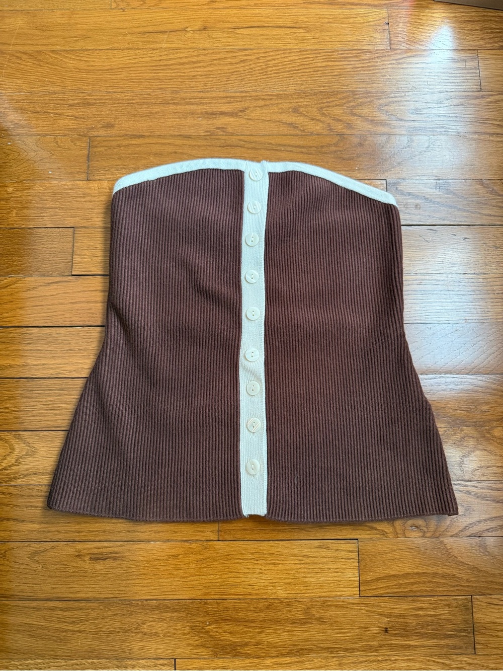 NWT ABERCROMBIE SWEATER RIBBED TUBE TOP SIZE S